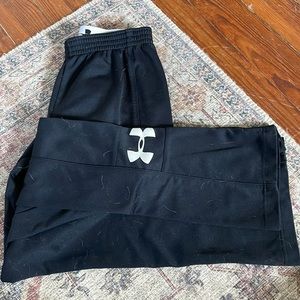 Womens black under armor sweatpants